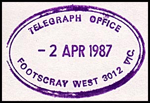 Footscray West 1987